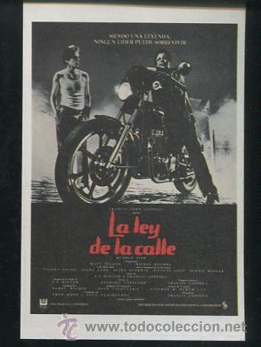 Cine: PROGRAMA LA LEY DE LA CALLE - Foto 1