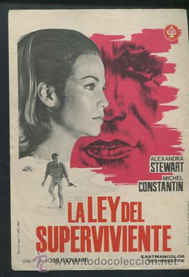 Cine: PROGRAMA DE CINE. LA LEY DEL SUPERVIVIENTE. ALEXANDRA STEWART, MICHEL CONSTANTIN. - Foto 1