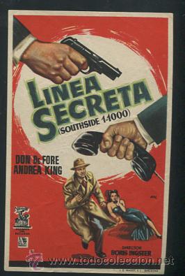 Cine: PROGRAMA Linea secreta - Don de Fore, Andrea King - Foto 1