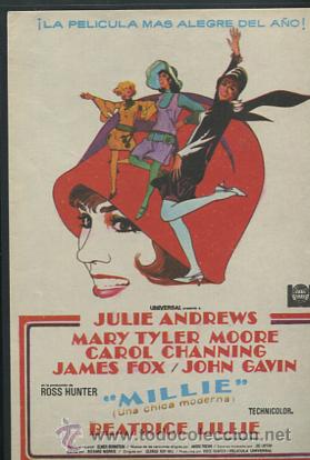 Cine: PROGRAMA Millie - Julie Andrews, Mary Tyler Moore - Foto 1