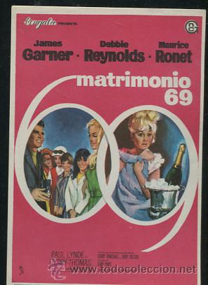 Cine: PROGRAMA Matrimonio 69 (James Garner, Debbie Reynolds) - Foto 1