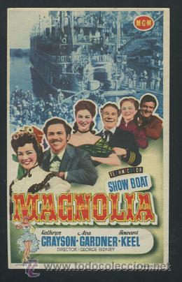 Cine: PROGRAMA Magnolia - Kathryn Grayson, Ava Gardner - con publicidad - Foto 1