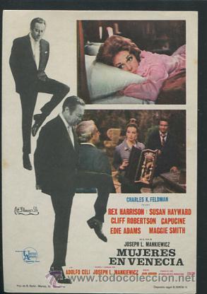 Cine: PROGRAMA MUJERES EN VENECIA, REX HARRISON, SUSAN HAYWARD - Foto 1