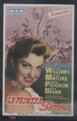 Cine: PROGRAMA DE CINE: LA PRIMERA SIRENA. PC-3488 ,2 - Foto 1