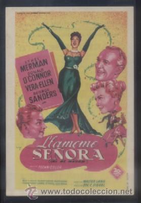 Cine: PROGRAMA DE CINE: LLAMAME SE&Ntilde;ORA. PC-3495 - Foto 1
