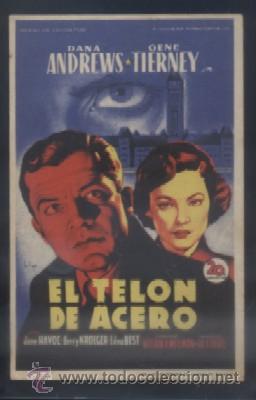 Cine: PROGRAMA DE CINE: EL TELON DE ACERO. PC-3522 - Foto 1