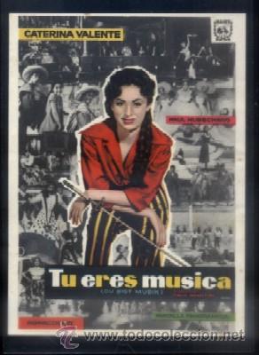 Cine: PROGRAMA DE CINE: TU ERES MUSICA. PC-3534 - Foto 1