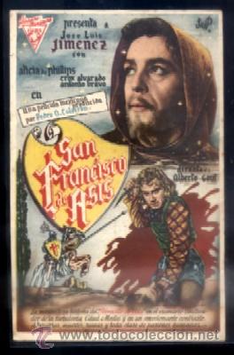 Cine: PROGRAMA DE CINE: SAN FRANCISCO DE ASIS. PC-3553 - Foto 1