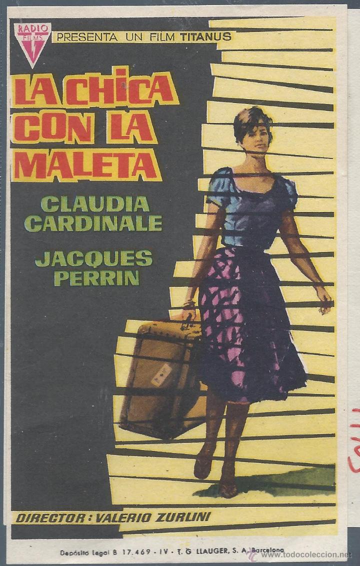 Cine: 7926- FOLLETO DE MANO DE CINE- LA CHICA CON LA MALETA