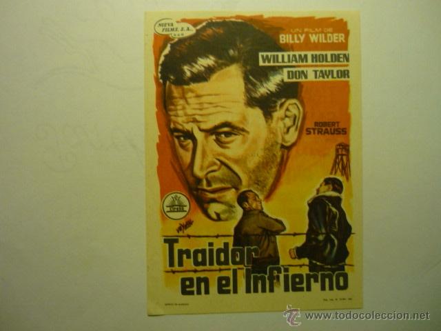 Cine: programa traidor en el infierno- william holden -publicidad - Foto 1