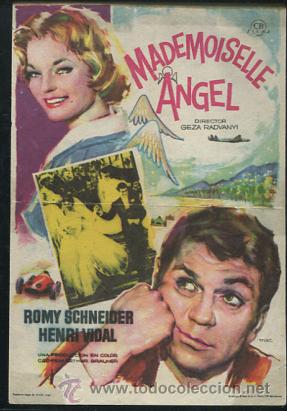 Cine: PROGRAMA Mademoiselle Angel - Romy Schneider, Henri Vidal - Con publicidad