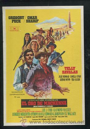 Cine: PROGRAMA EL ORO DE MACKENNA (Gregory Peck - Omar Sharif - Telly Savalas) - Foto 1