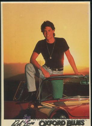 Kino: POSTAL PROGRAMA OXFORD BLUES 1984 - ROB LOWE ALLY SHEEDY AMANDA PAYS JULIAN SANDS