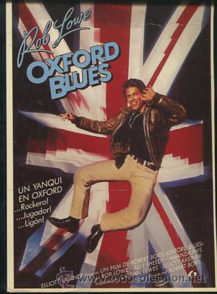 Kino: POSTAL PROGRAMA OXFORD BLUES 1984 - ROB LOWE ALLY SHEEDY AMANDA PAYS JULIAN SANDS