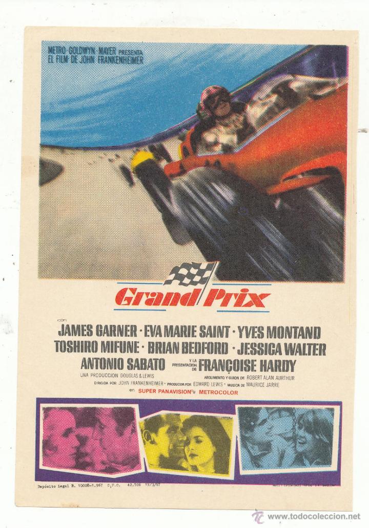 Cine: Gran Prix. Sencillo de MGM. - Foto 1