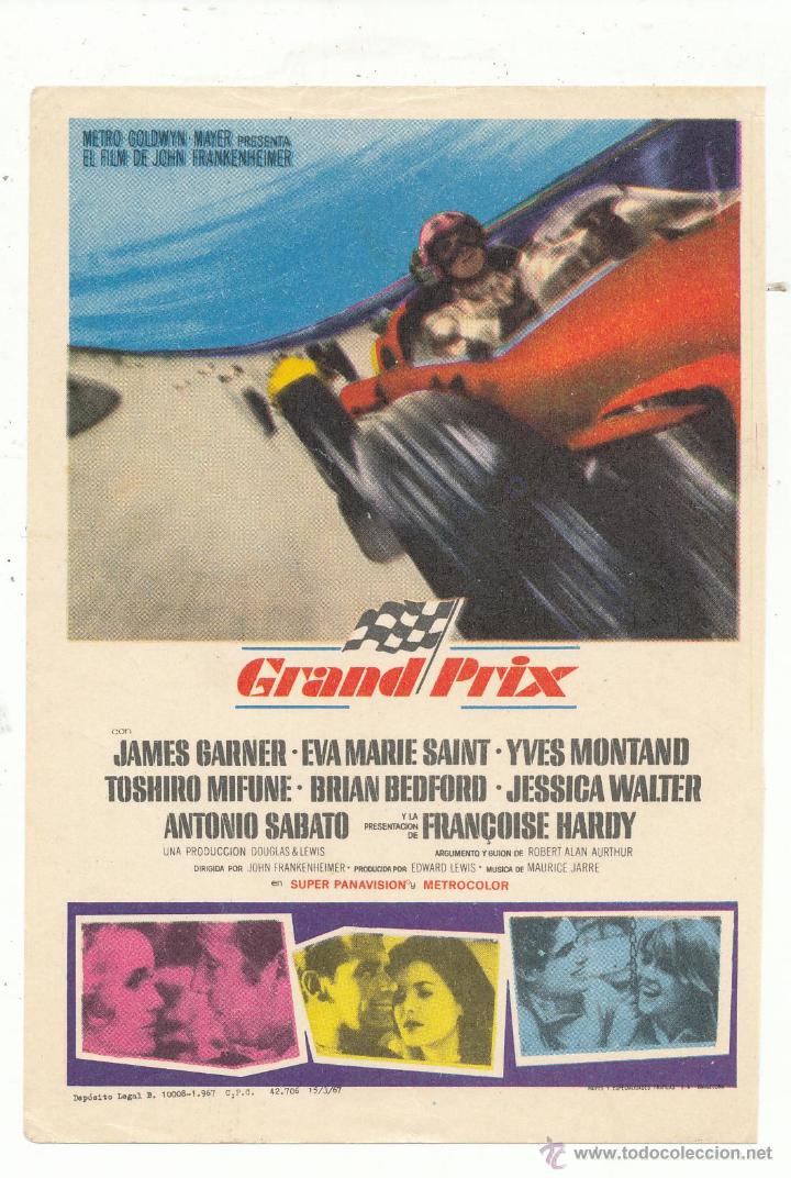 Cine: Grand Prix. Sencillo de MGM. - Foto 1