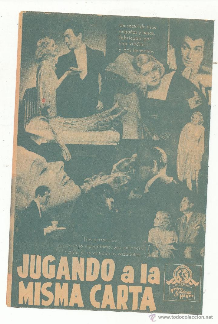 Cine: Jugando a la misma carta. Doble de MGM. - Foto 1