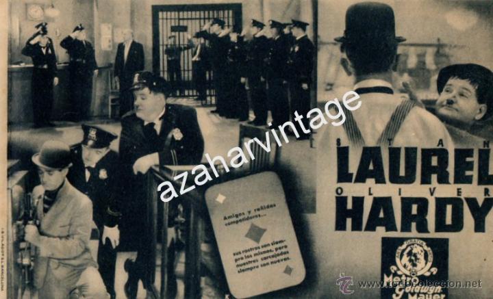 Cine: Programa tres de la mala pata Programa doble sin publicidad de cine.laurel y hardy - Foto 2