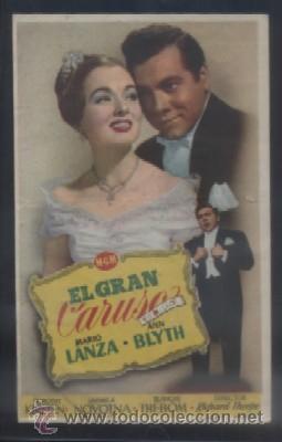 Cine: PROGRAMA DE CINE: EL GRAN CARUSO. PC-3818 - Foto 1