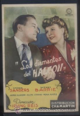 Cine: PROGRAMA DE CINE: LOS DIAMANTES DEL HALCON. PC-3834 - Foto 1