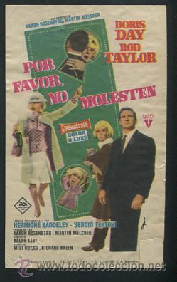 Cine: PROGRAMA POR FAVOR, NO MOLESTEN (Doris Day - Rod Taylor - Hermione Baddeley - Sergio Fantoni)