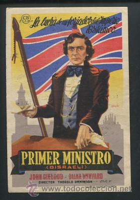Kino: PROGRAMA Primer Ministro - John Gielgod, Diana Wynyard - CD FILM distribuidora - Con publicidad