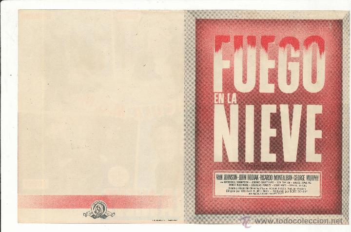 Cine: Fuego en la Nieve. Doble de MGM. - Foto 1