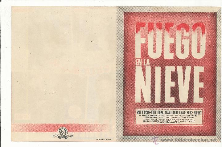 Cine: Fuego en la Nieve. Doble de MGM.  &iexcl;IMPECABLE! - Foto 1