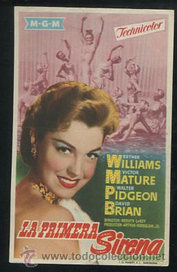 Cine: PROGRAMA La Primera Sirena - Esther Williams, Victor Mature - Foto 1