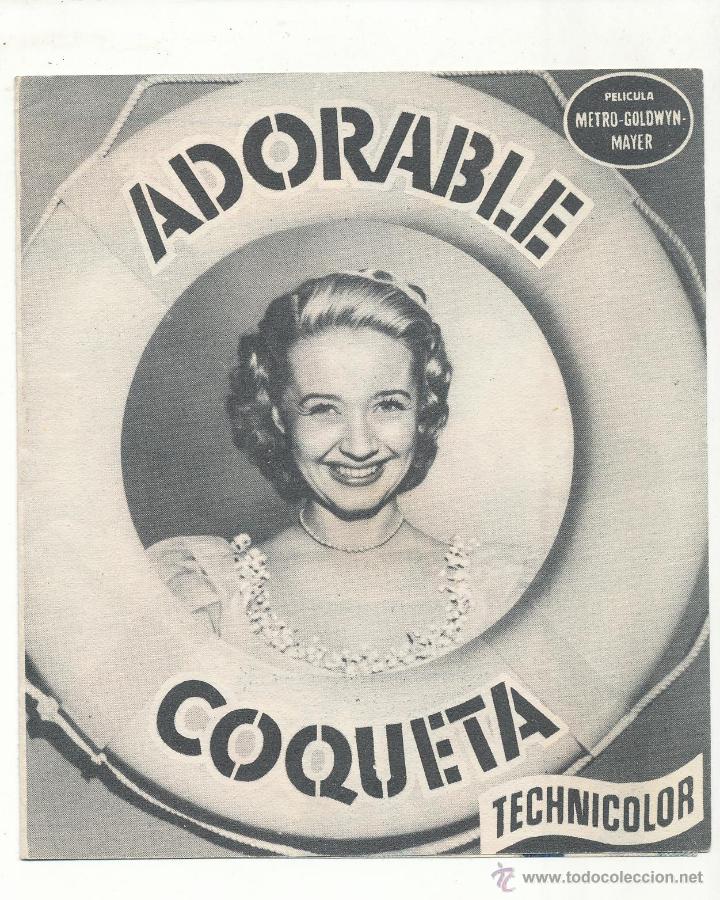 Cine: Adorable coqueta. doble de MGM. - Foto 1