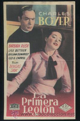 Cine: PROGRAMA La primera Legi&oacute;n - Charles Boyer, Barbara Rush - - Foto 1