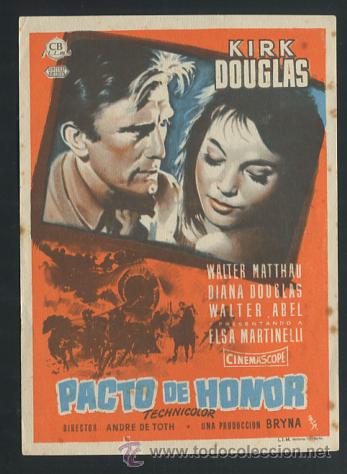 Cine: PROGRAMA PACTO DE HONOR- KIRK DOUGLAS, WALTER MATTHAU - Foto 1
