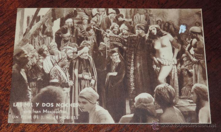  Flyers Publicitaires de films Anciens: PROGRAMA LAS MIL Y DOS NOCHES, CON PUBLICIDAD EN EL REVERSO DE PROPYRE, TAMA&Ntilde;O Y FORMATO POSTAL.