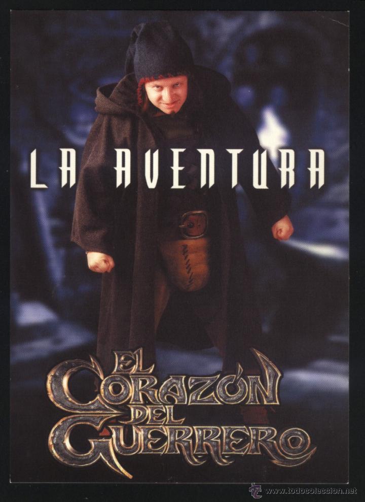 Folhetos de m&atilde;o de filmes antigos de cinema: Q-06079- EL CORAZON DEL GUERRERO (LA AVENTURA) Fernando Ramallo - Neus Asensi - Santiago Segura