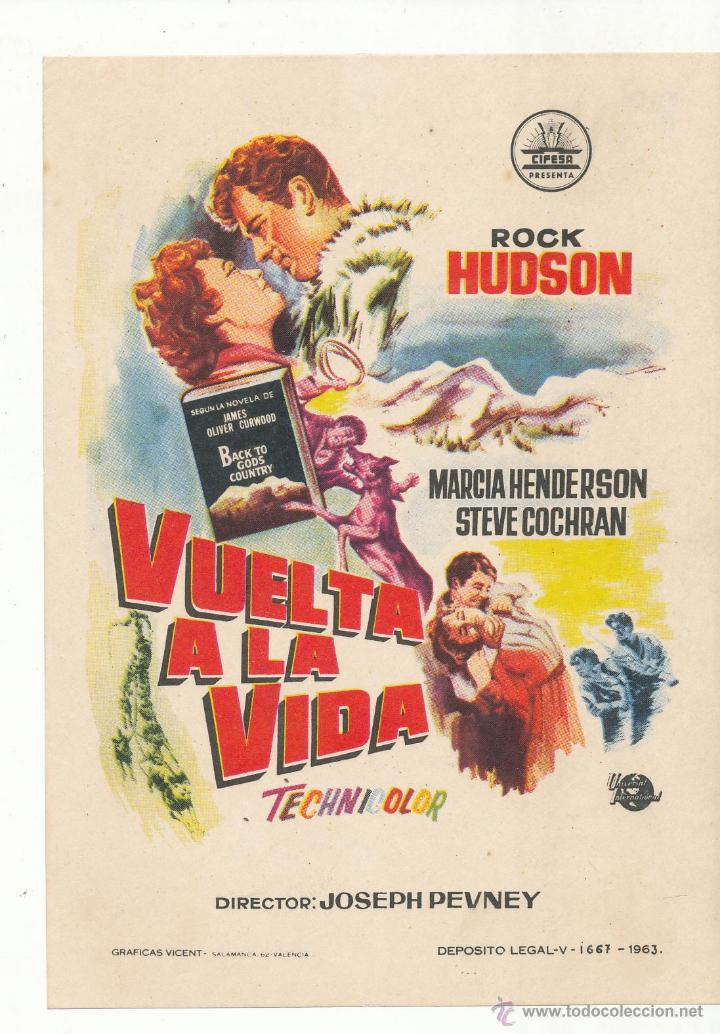 Cine: Vuelta a la vida. Sencillo de Cifesa.  &iexcl;IMPECABLE! - Foto 1