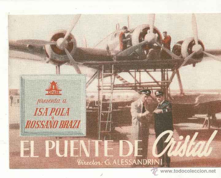 Cine: El Puente de Cristal. doble de Cifesa. &iexcl;IMPECABLE! - Foto 1