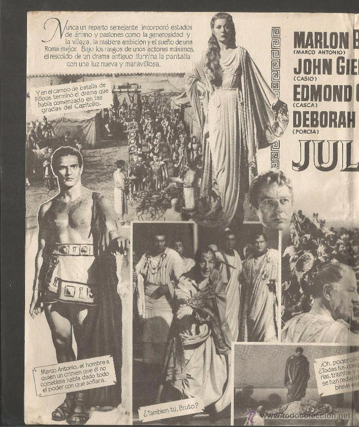 Cine: JULIO CESAR  - DOBLE -(C-2409) - Foto 2
