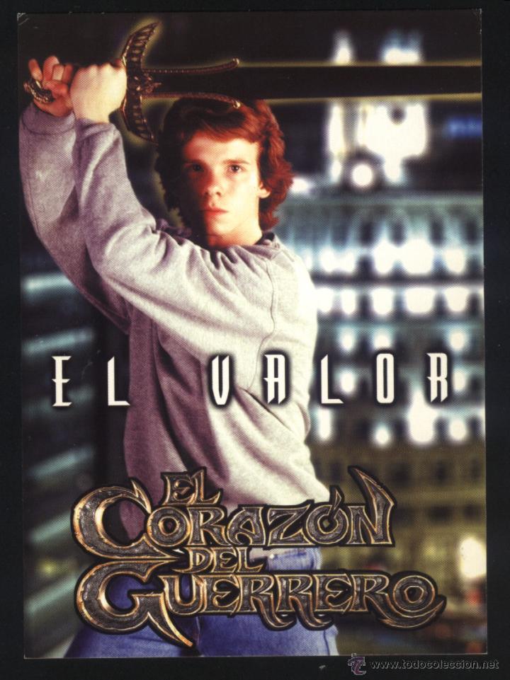 Folhetos de m&atilde;o de filmes antigos de cinema: Q-06084- EL CORAZON DEL GUERRERO (EL VALOR) FERNANDO RAMALLO - NEUS ASENSI - SANTIAGO SEGURA