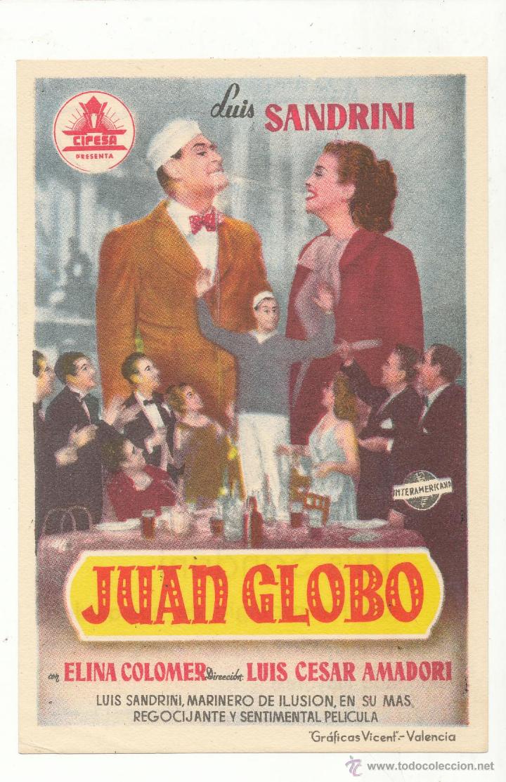 Cine: Juan Globo. Sencillo de Cifesa. - Foto 1