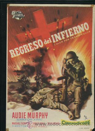 Cine: PROGRAMA REGRESO DEL INFIERNO, AUDIE MURPHY, la verdadera historia de este actor - Foto 1