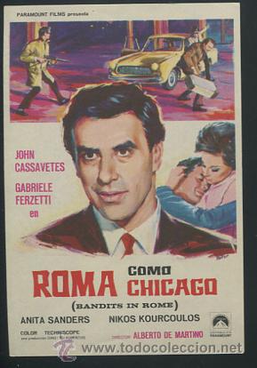 Cine: PROGRAMA Roma como Chicago - John Cassavetes, Gabriele Ferzetti - Foto 1