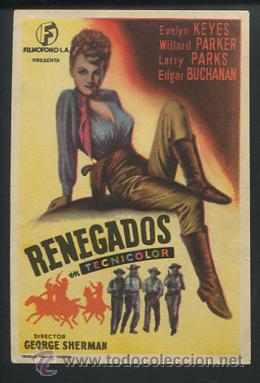 Cine: PROGRAMA Renegados - Evelyn Keyes, Willard Parker - Foto 1