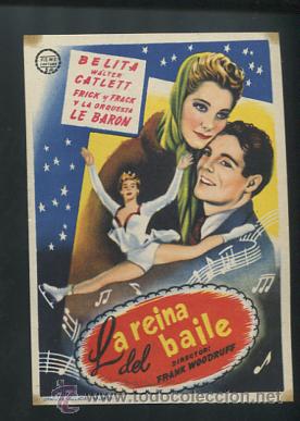 Cine: PROGRAMA La Reina del baile - Belita, Walter Catlett - Foto 1