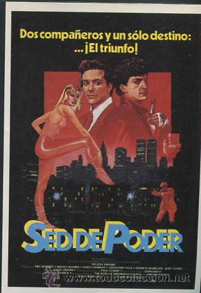 Cine: PROGRAMA  SED DE PODER Eric Roberts, Mickey Rourke, Daryl Hannah, Geraldine Page - Foto 1