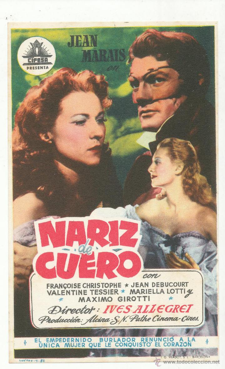 Cine: Nariz de Cuero. Sencillo de Cifesa.   &iexcl;IMPECABLE! - Foto 1
