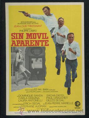 Cine: PROGRAMA SIN MOVIL APARENTE - JEAN-LOUIS TRINTIGNANT LAURA ANTONELLI - Foto 1