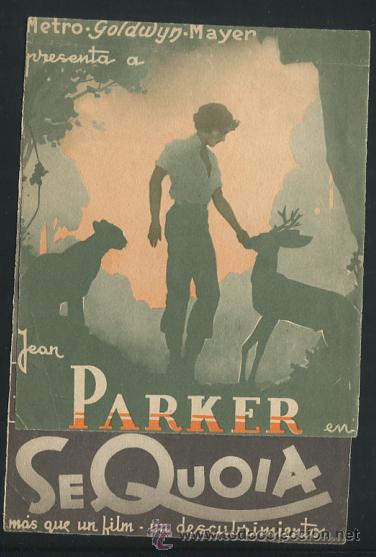 Cine: SEQUOIA PROGRAMA DOBLE MGM JEAN PARKER - Foto 1