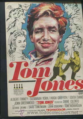 Cine: PROGRAMA Tom Jones (Albert Finney - Susannah York - Hugh Griffith - David Warner) - Foto 1