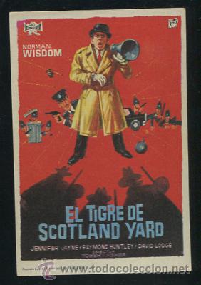 Cine: PROGRAMA EL TIGRE DE SCOTLAND YARD.-NORMAN WISDOM - Foto 1