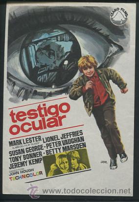 Cine: PROGRAMA TESTIGO OCULAR MARK LESTER SUSAN GEORGE PETER VAUGHAN TONY BONNER - Foto 1